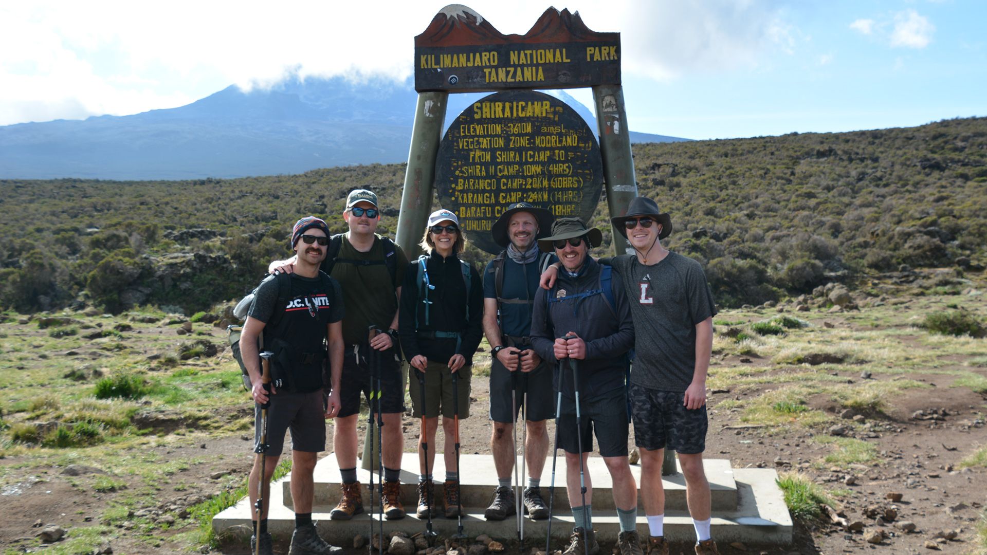 Movember Trekkers on Mt. Kilimanjaro