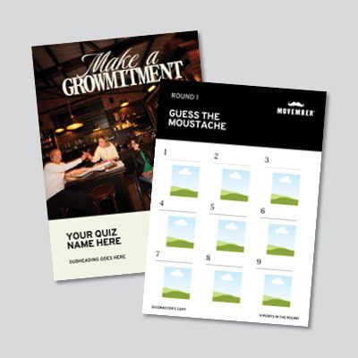 Canva trivia sheet template