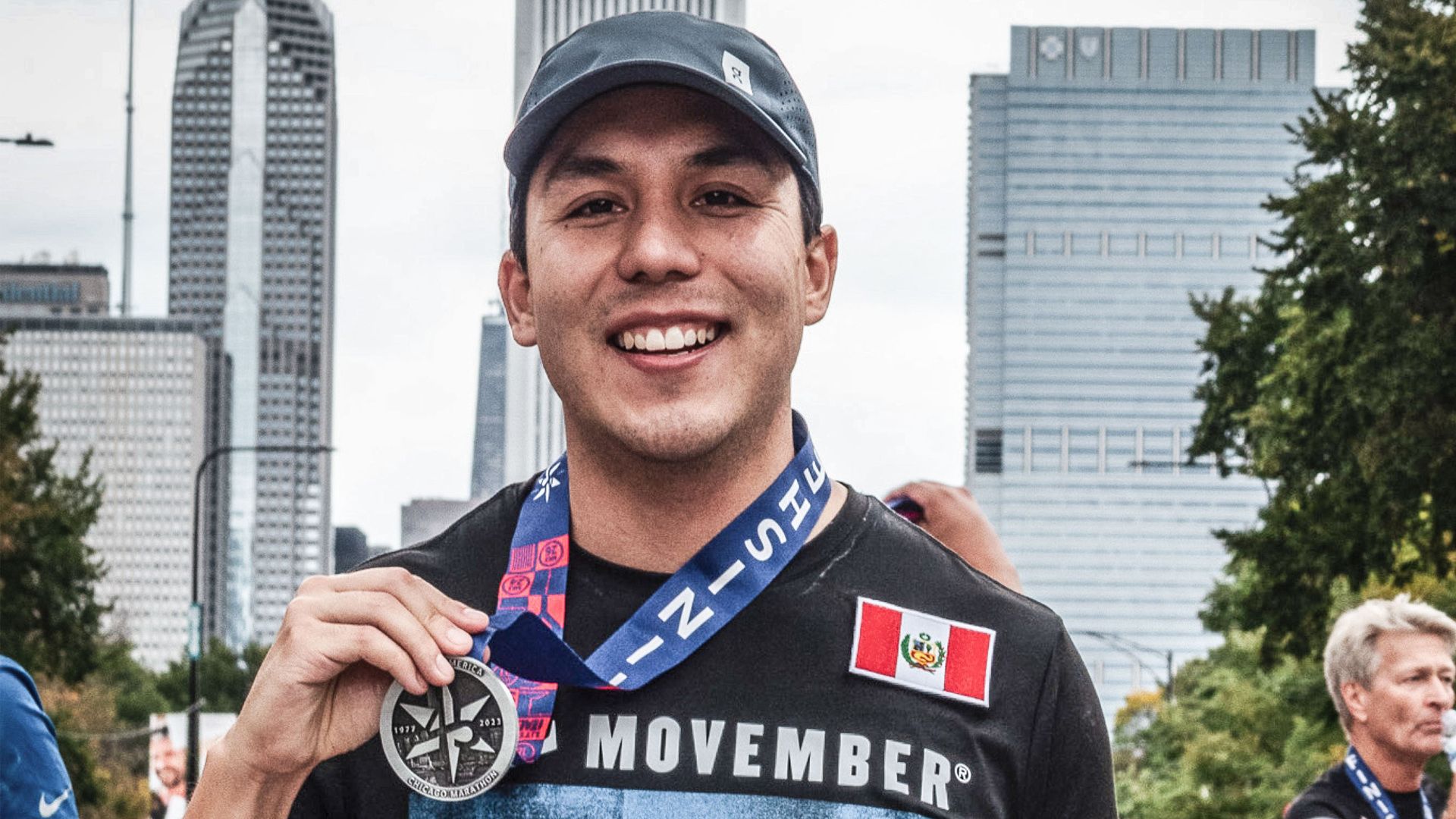 Mo Bro Luis at the Chicago Marathon