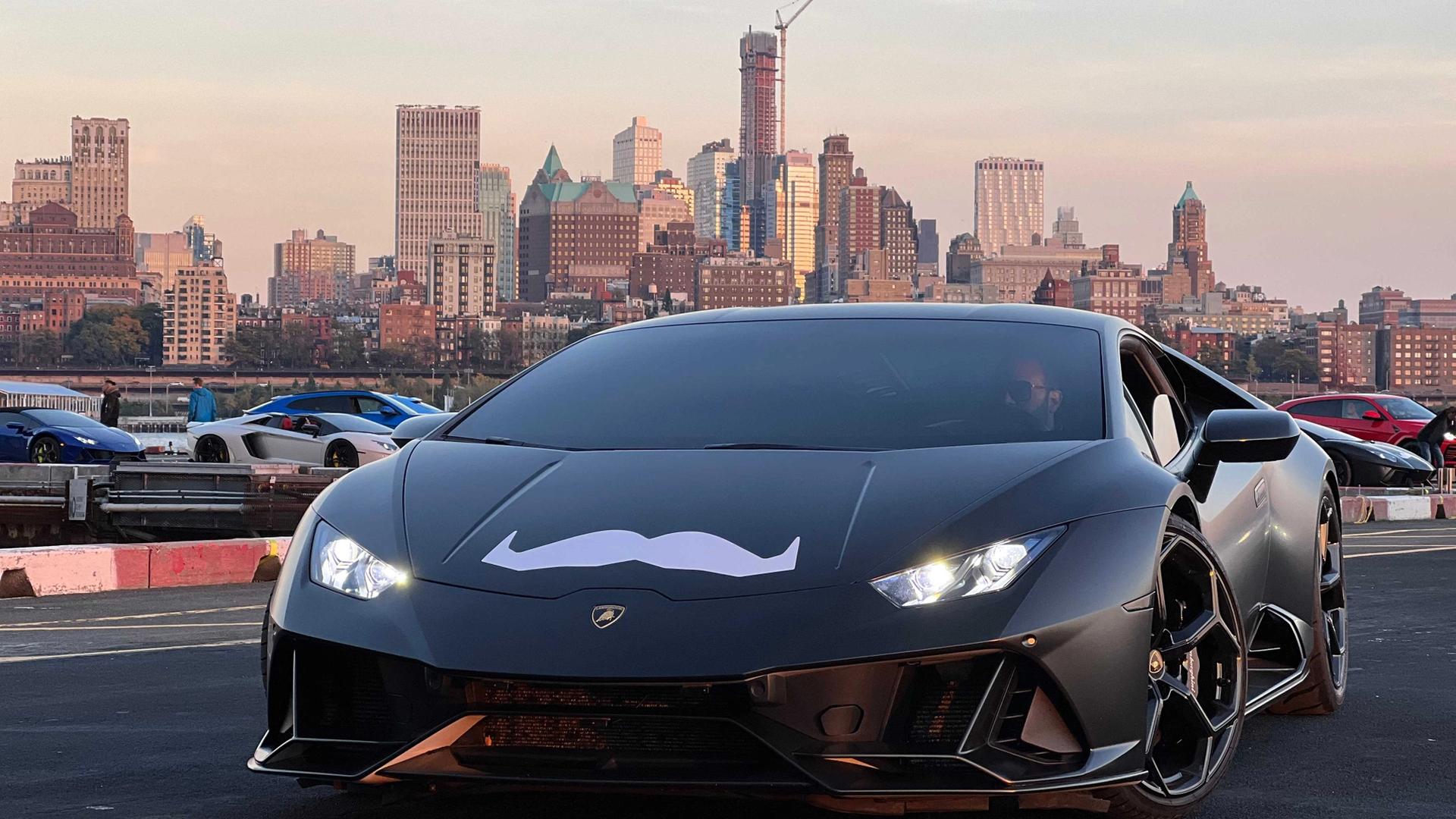 A Lamborghini in New York