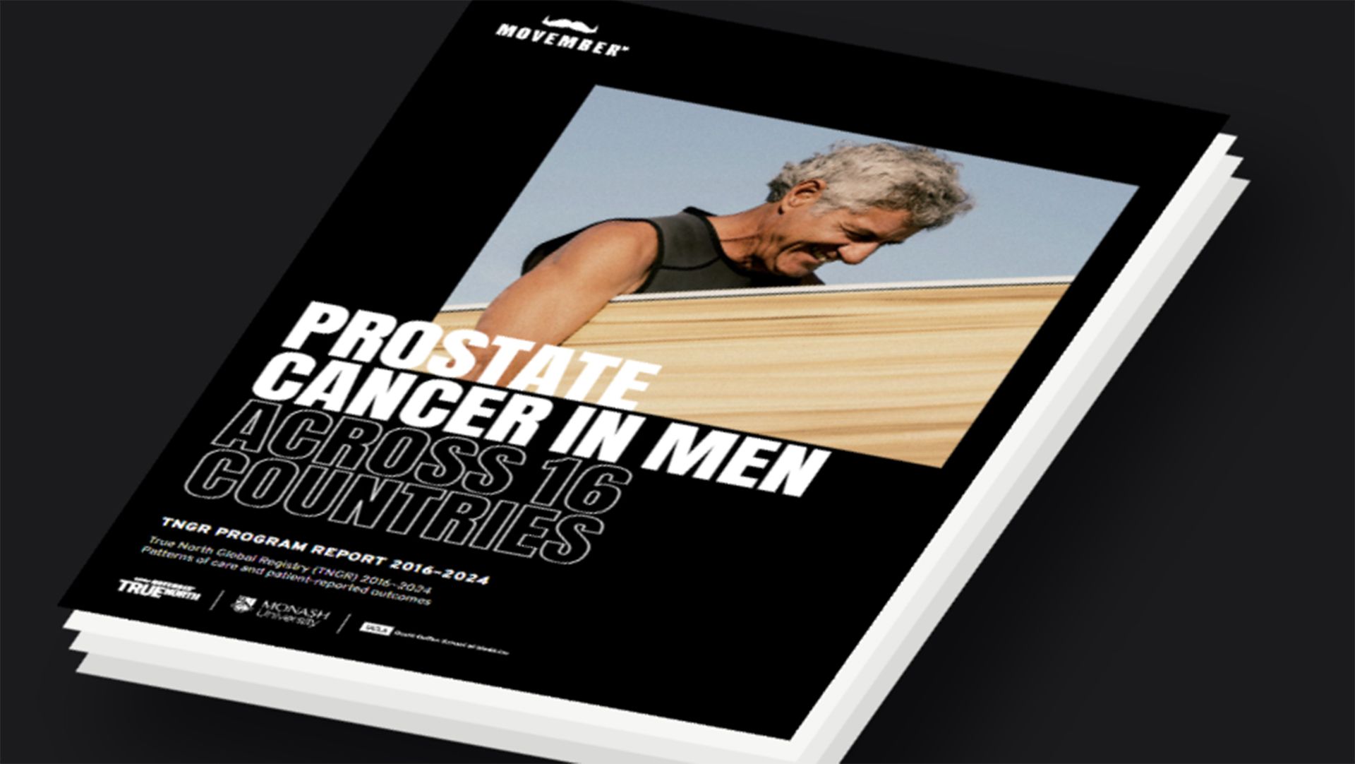 Photo of the Movember Prostate Cancer In Men report.